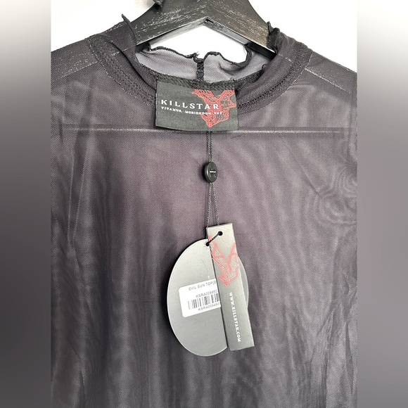 NWT Killstar Evil Sun Mesh Layering Long Sleeved Top XS - Picture 2 of 5